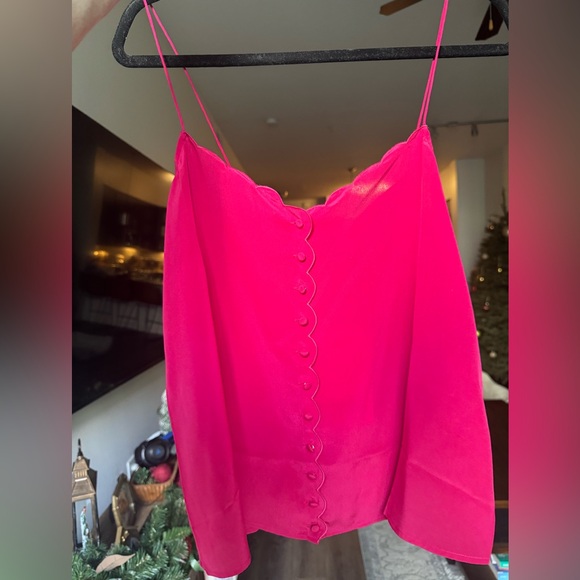 Sezane Athena top in Fuchsia size 38 NWT - Picture 4 of 9